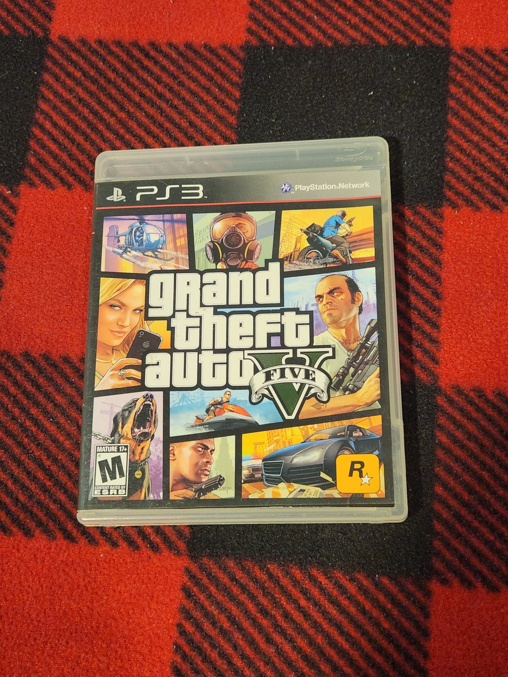 Grand Theft Auto V (PlayStation 3, 2013) CIB W/ Manual- No Map Included